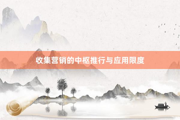 收集营销的中枢推行与应用限度